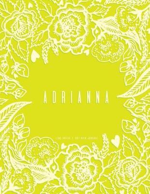 Book cover for Adrianna Journal, Dot Grid, Lime Green