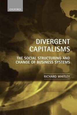 Book cover for Divergent Capitalisms