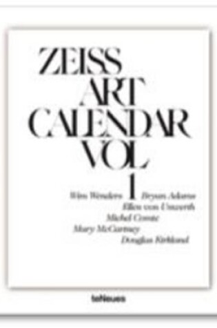 Cover of Zeiss Art Calendar