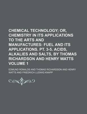 Book cover for Chemical Technology Volume 1