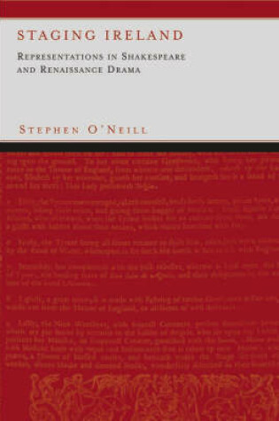 Cover of Staging Ireland