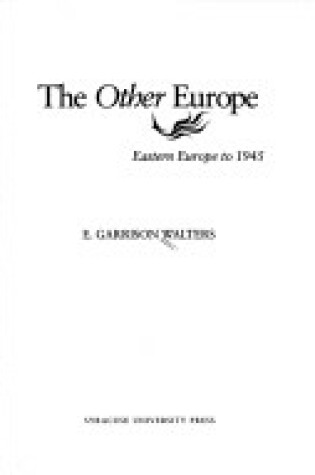 Cover of Other Europe