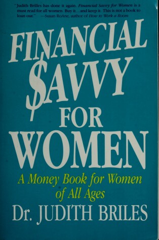 Book cover for Financial Savvy for Women
