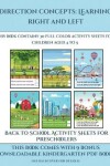 Book cover for Back to School Activity Sheets for Preschoolers (Direction concepts learning right and left)