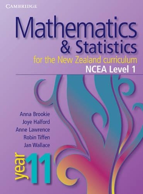 Cover of Mathematics and Statistics for the New Zealand Curriculum Year 11 NCEA Level 1
