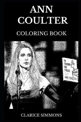Book cover for Ann Coulter Coloring Book