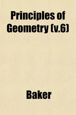 Book cover for Principles of Geometry (V.6)