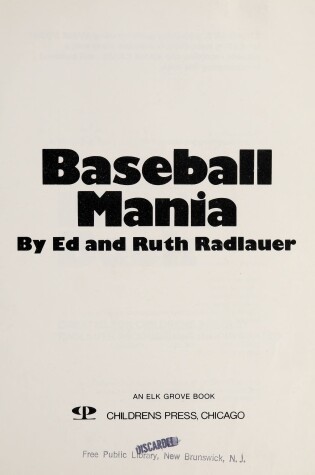 Cover of Baseball Mania