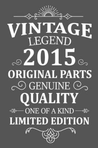 Cover of Vintage Legend 2015 Original Parts