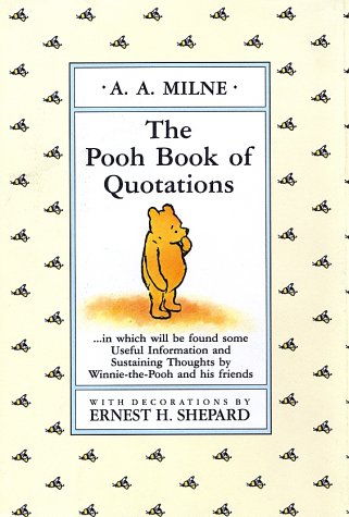 Book cover for Sibley Brian Ed. : Pooh Book of Quotations (Hbk)