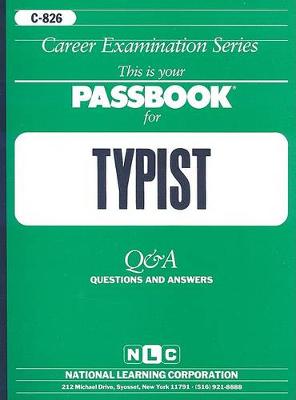 Book cover for Typist