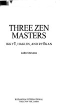 Book cover for Three Zen Masters