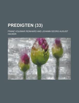 Book cover for Predigten (33)