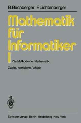 Cover of Mathematik fur Informatiker