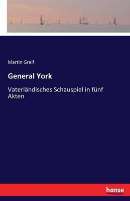 Book cover for General York