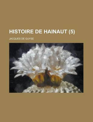 Book cover for Histoire de Hainaut (5)