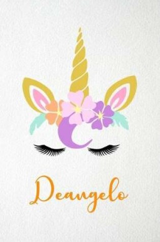 Cover of Deangelo A5 Lined Notebook 110 Pages