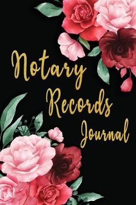 Book cover for Notary Records Journal