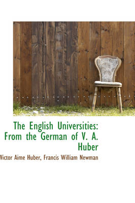 Book cover for The English Universities