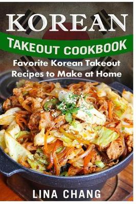 Book cover for Korean Takeout Cookbook - ***Black and White Edition***