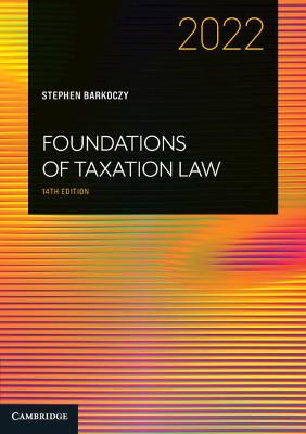 Book cover for Foundations of Taxation Law 2022