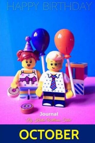 Cover of Happy Birthday Journal - October