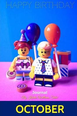 Cover of Happy Birthday Journal - October