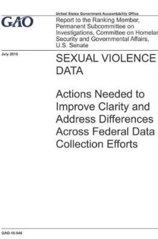 Cover of Sexual Violence Data