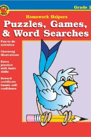 Cover of Puzzles, Games, & Word Searches Homework Helper, Grade 2