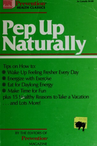 Cover of Pep Up Naturally