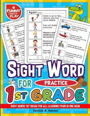 Book cover for Sight Words 1st Grade for All Learning Items in One Book