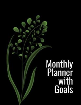 Book cover for Monthly Planner with Goals