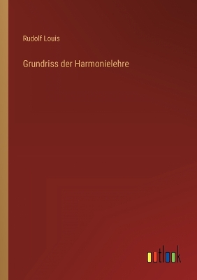 Book cover for Grundriss der Harmonielehre