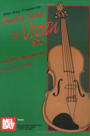 Cover of Favorite Carols For Violin