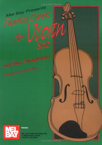 Book cover for Favorite Carols For Violin