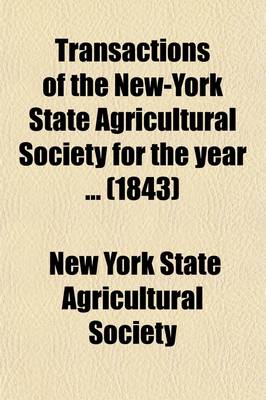 Book cover for Transactions of the New-York State Agricultural Society for the Year Volume 2