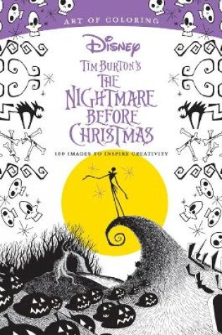 Cover of Art of Coloring: Tim Burton's The Nightmare Before Christmas