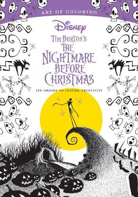 Book cover for Art of Coloring: Tim Burton's The Nightmare Before Christmas