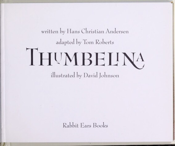 Book cover for Thumbelina