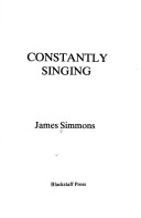 Book cover for Constantly Singing