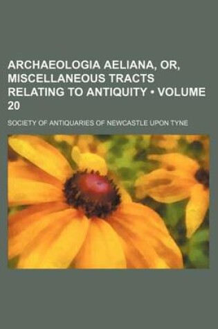 Cover of Archaeologia Aeliana, Or, Miscellaneous Tracts Relating to Antiquity (Volume 20)