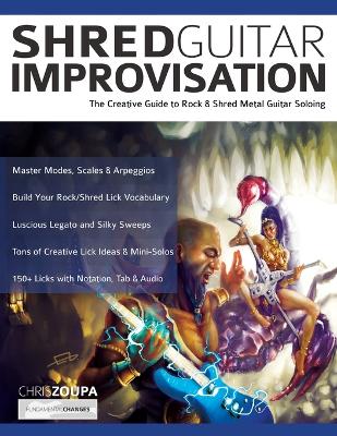 Book cover for Shred Guitar Improvisation