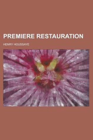 Cover of Premiere Restauration