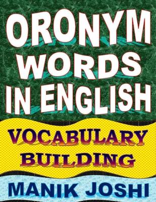 Book cover for Oronym Words In English: Vocabulary Building