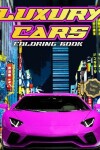 Book cover for LUXURY CARS Coloring Book