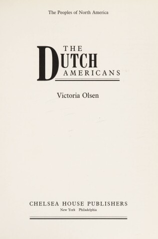 Cover of Dutch Americans