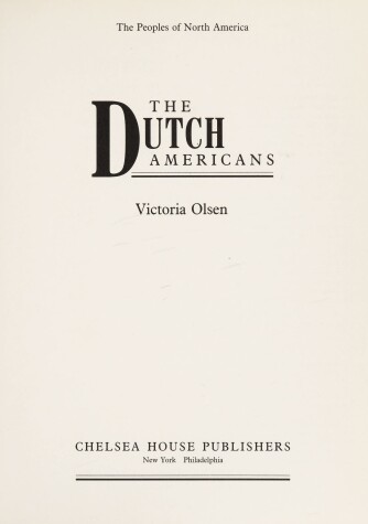 Book cover for Dutch Americans