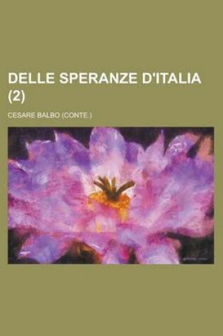 Cover of Delle Speranze D'Italia (2)