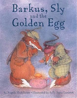 Book cover for Barkus, Sly and the Golden Egg