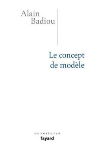 Cover of Le Concept de Modele